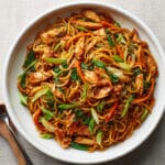 Chicken Chow Mein with the Best Chow Mein Sauce