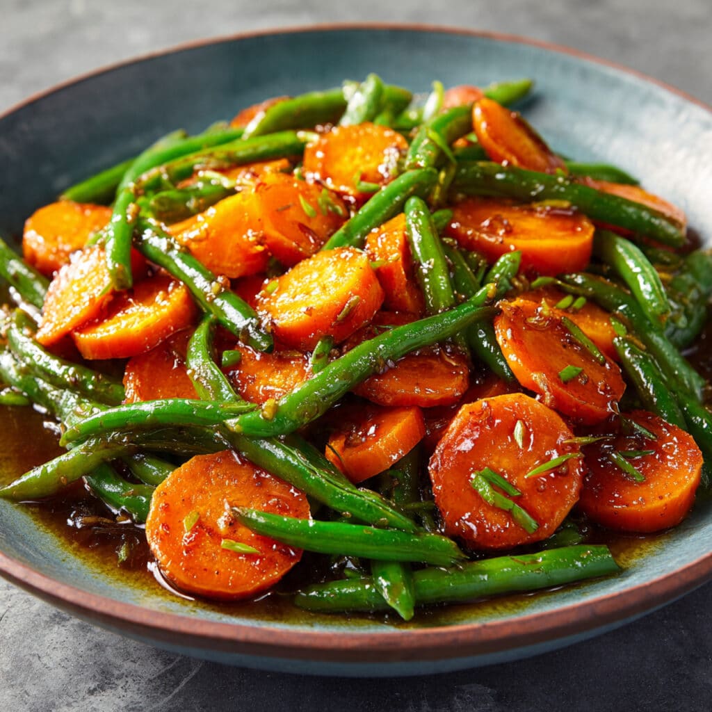 Honey Glazed Carrots & Green Beans