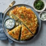 Crispy Cabbage Pie with Dill Cream Sauce