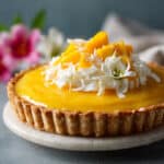 Coconut Cream Mango Tart