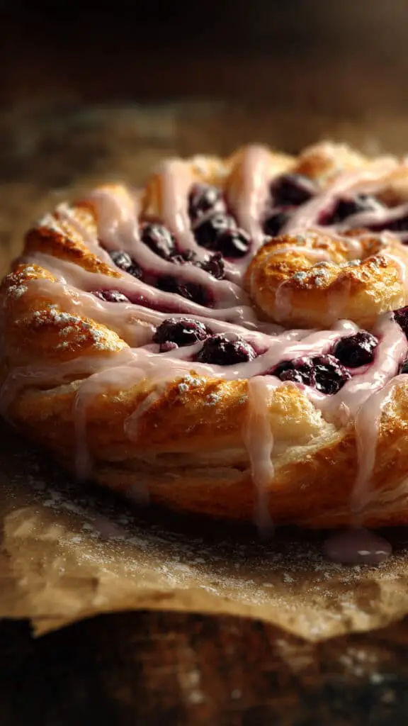 Blueberry Cream Cheese Danish