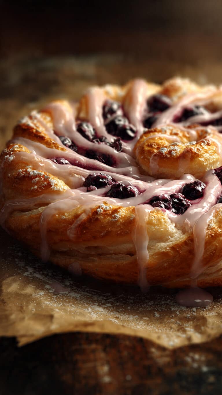 Blueberry Cream Cheese Danish