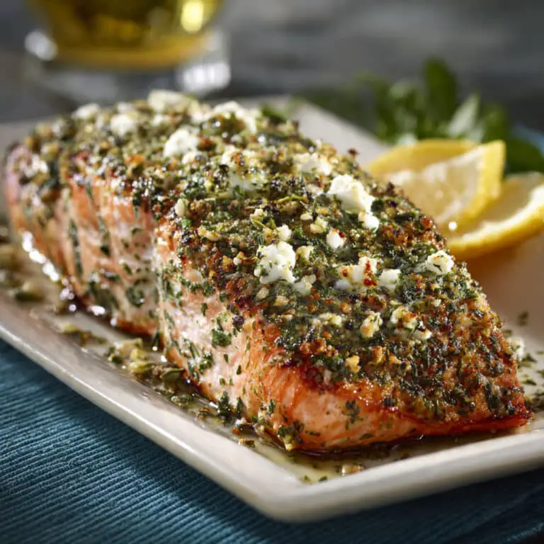Feta & Herb-Crusted Salmon