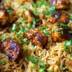 One Pan Chipotle Honey Chicken and Rice