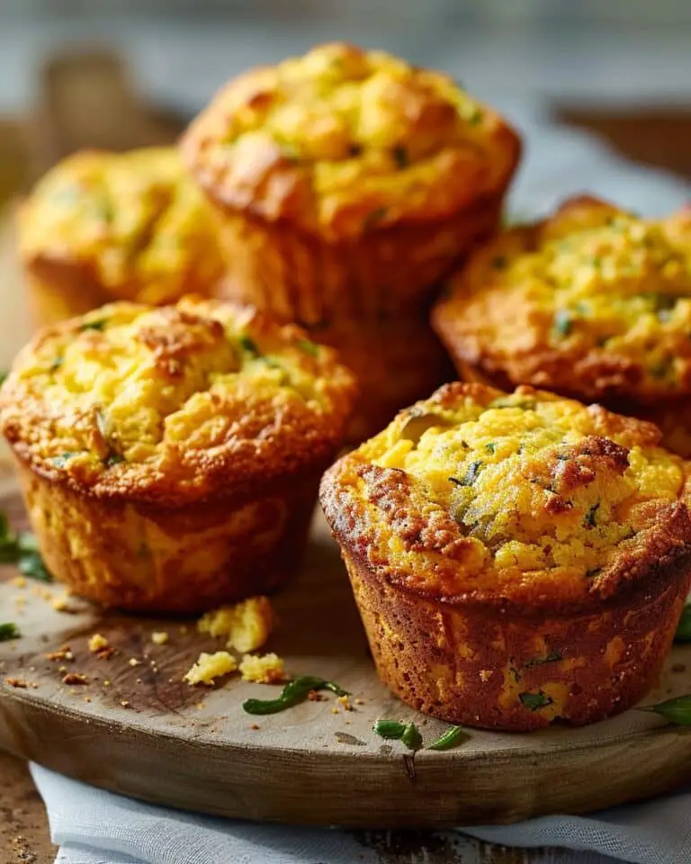 Spicy Jalapeño Cornbread Muffins