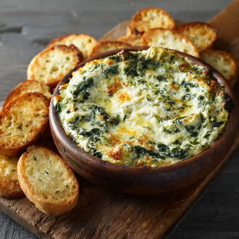 Healthy Spinach Artichoke Dip