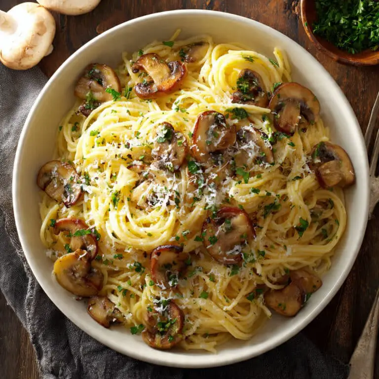 Garlic Mushroom Pasta