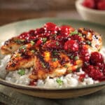 Sweet & Spicy Jalapeño Raspberry Chicken