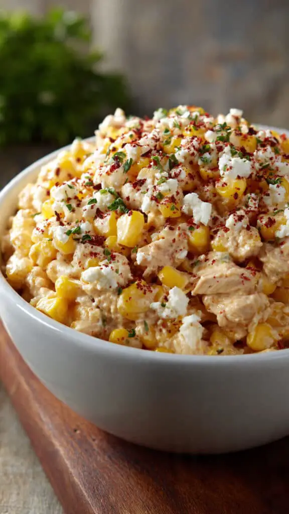 Slow Cooker Street Corn Chicken