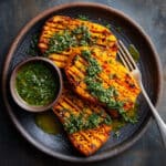 Grilled Butternut Squash with Chimichurri