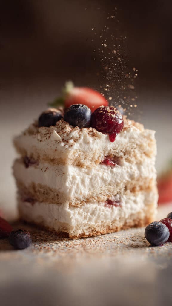 Berry Chantilly Tiramisu (No-Bake)
