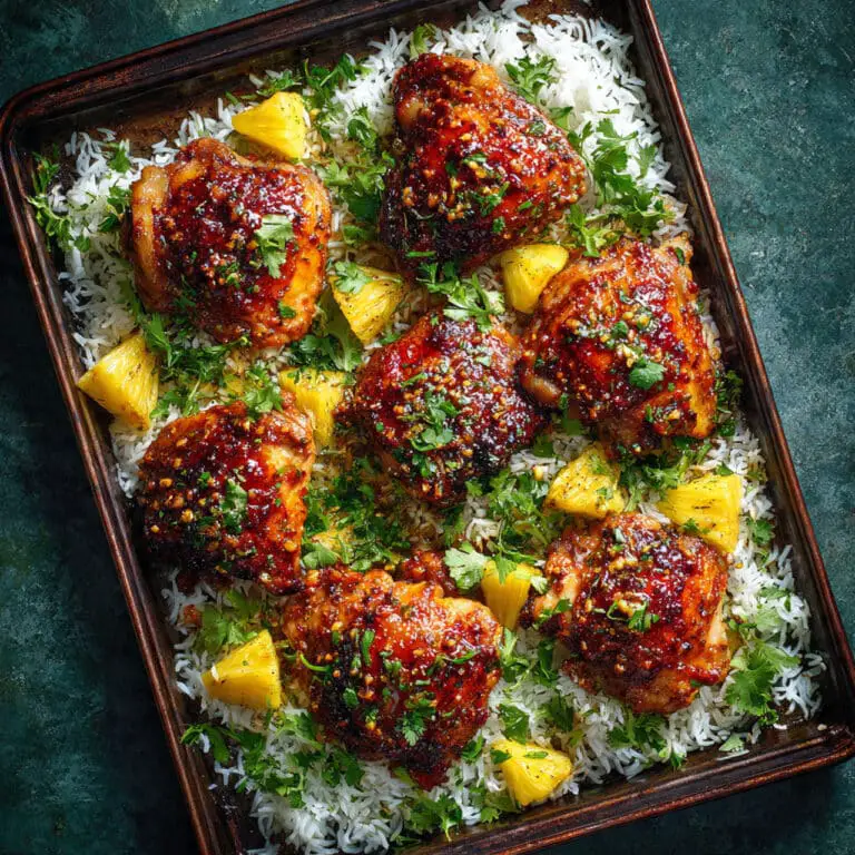 Hawaiian Chicken Sheet Pan