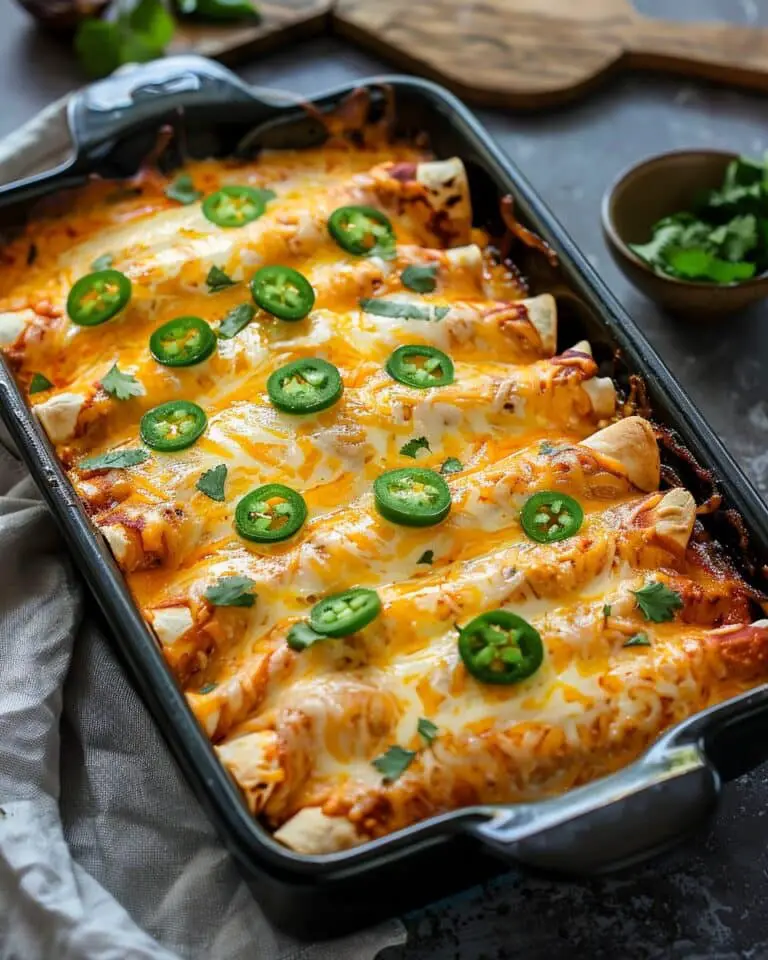 Jalapeño Cream Cheese Chicken Enchiladas