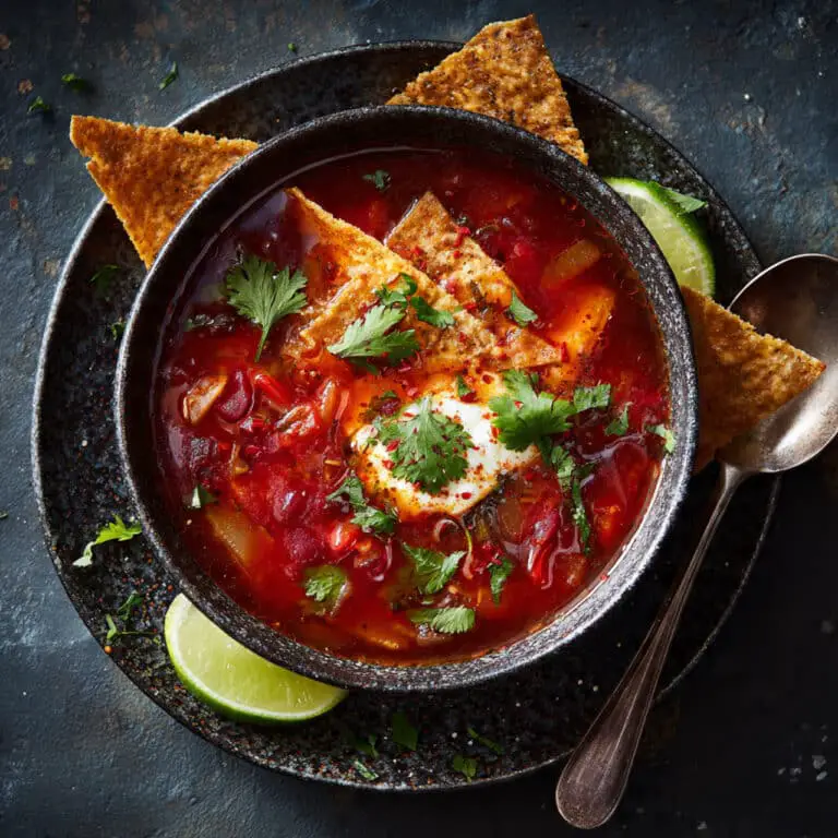 Vegetarian Tortilla Soup