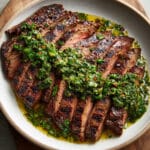Grilled Flank Steak with Chimichurri
