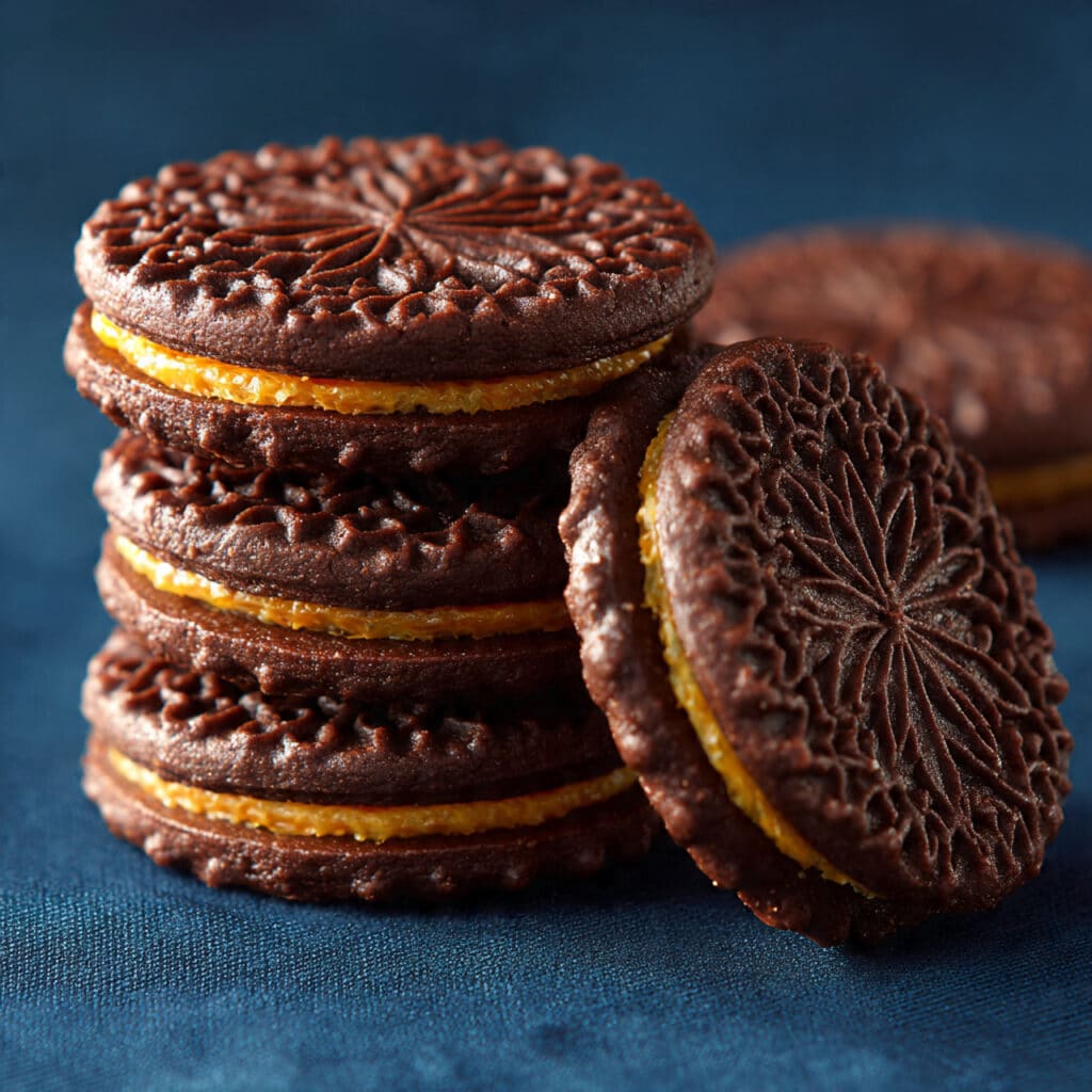 Chocolate Orange Sandwich Cookies