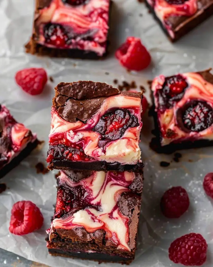 Raspberry Cheesecake Brownies