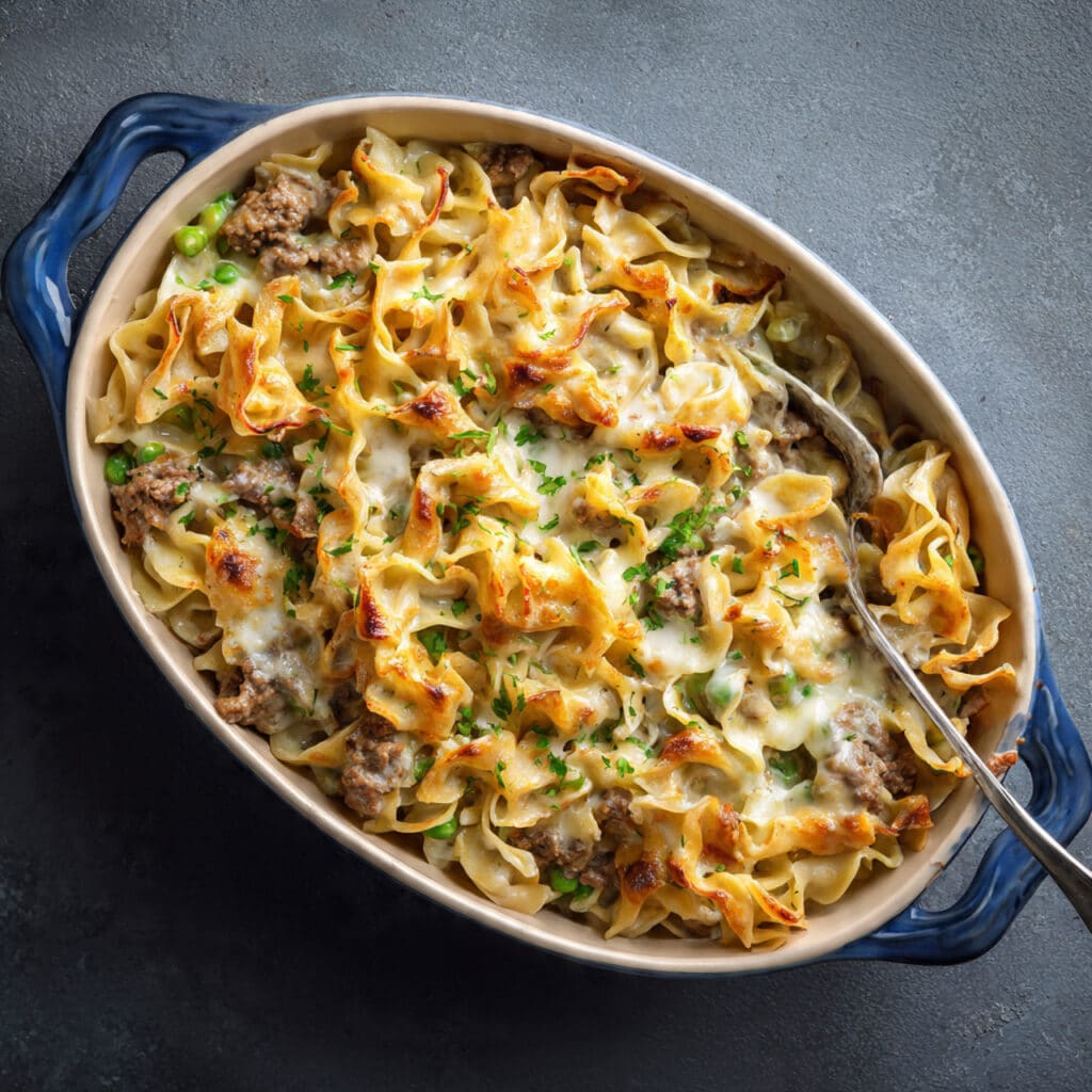 Sour Cream Beef Noodle Casserole