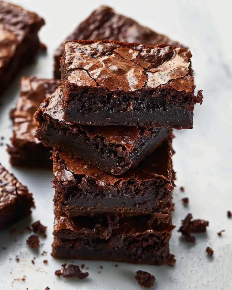 Seriously Fudgy Homemade Brownies