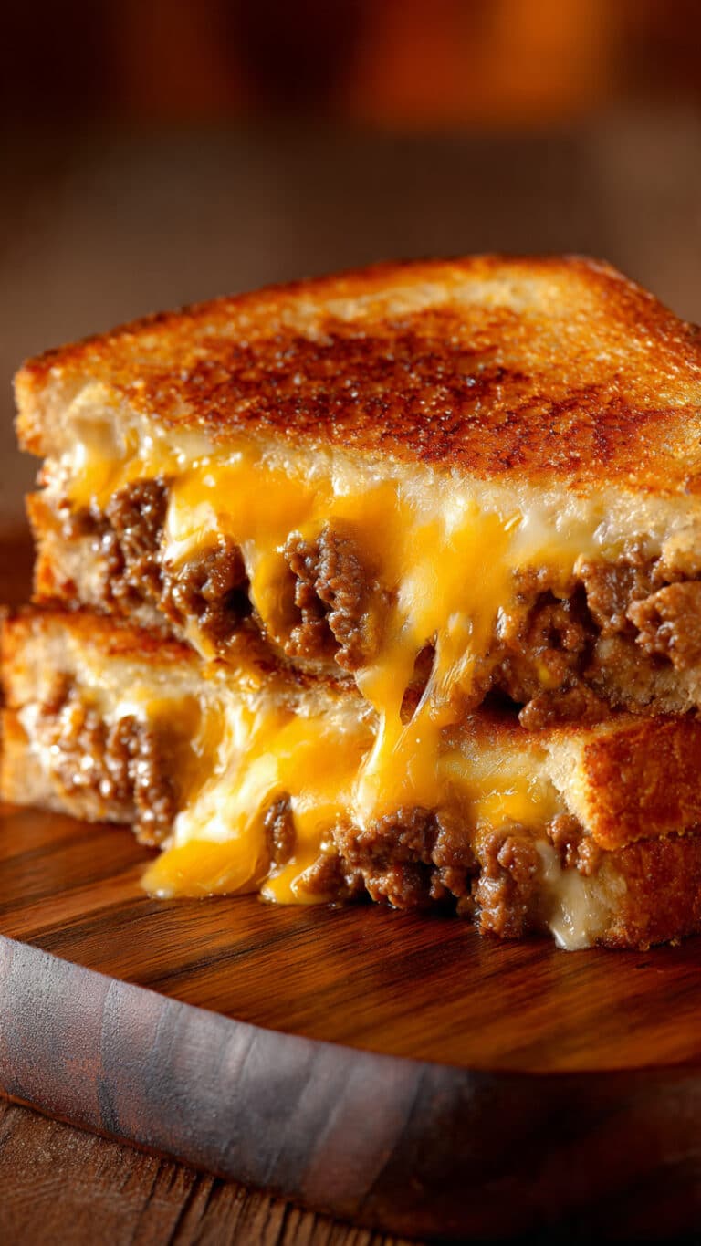 Ultimate Cheesy Ground Beef Melt
