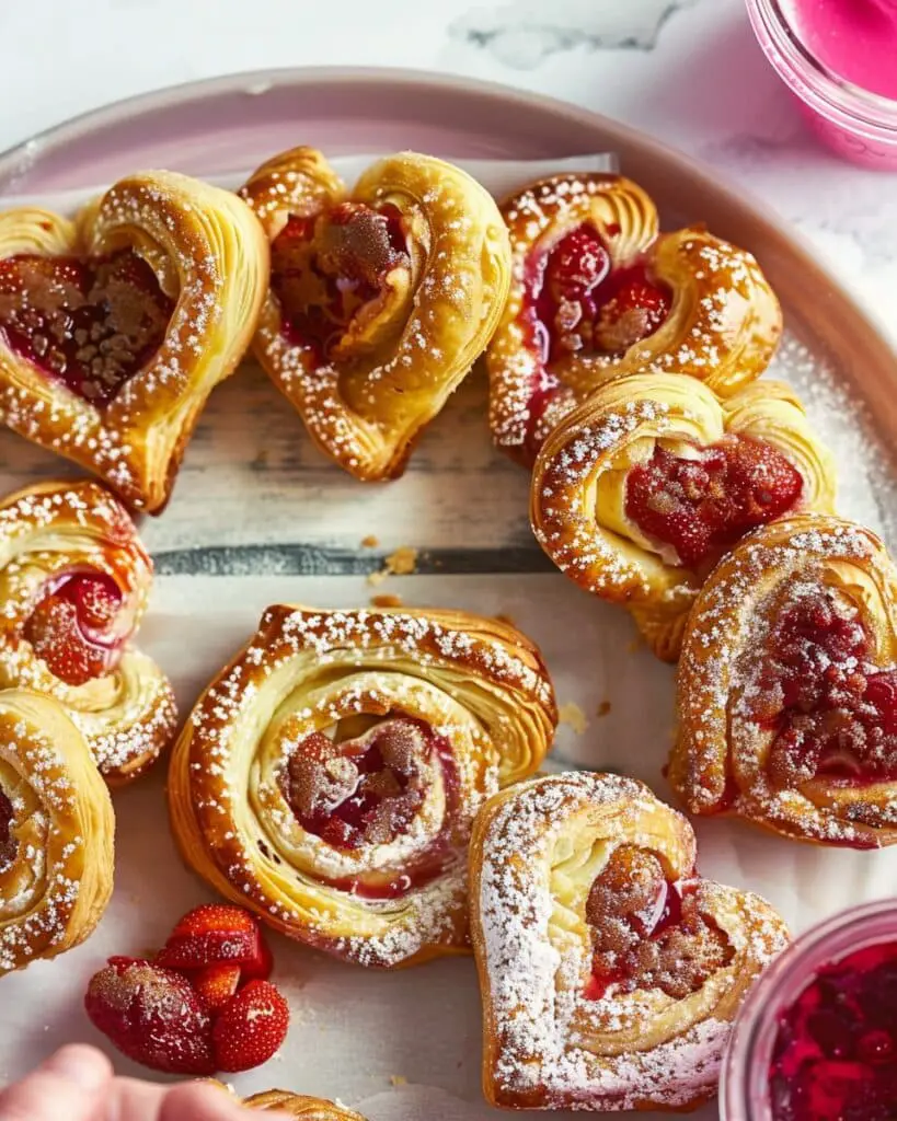 Strawberry Palmiers