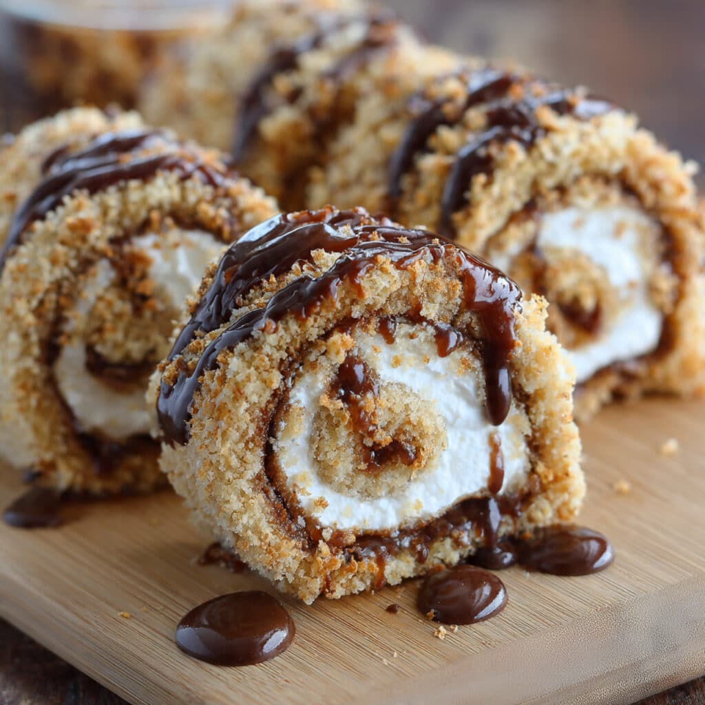 Melt-In-Your-Mouth S’mores Roll-Ups