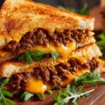 Ultimate Cheesy Ground Beef Melt
