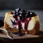 Blueberry Swirl Cheesecake