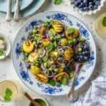 Grilled Potato Salad with Grilled Scallion Vinaigrette Recipe