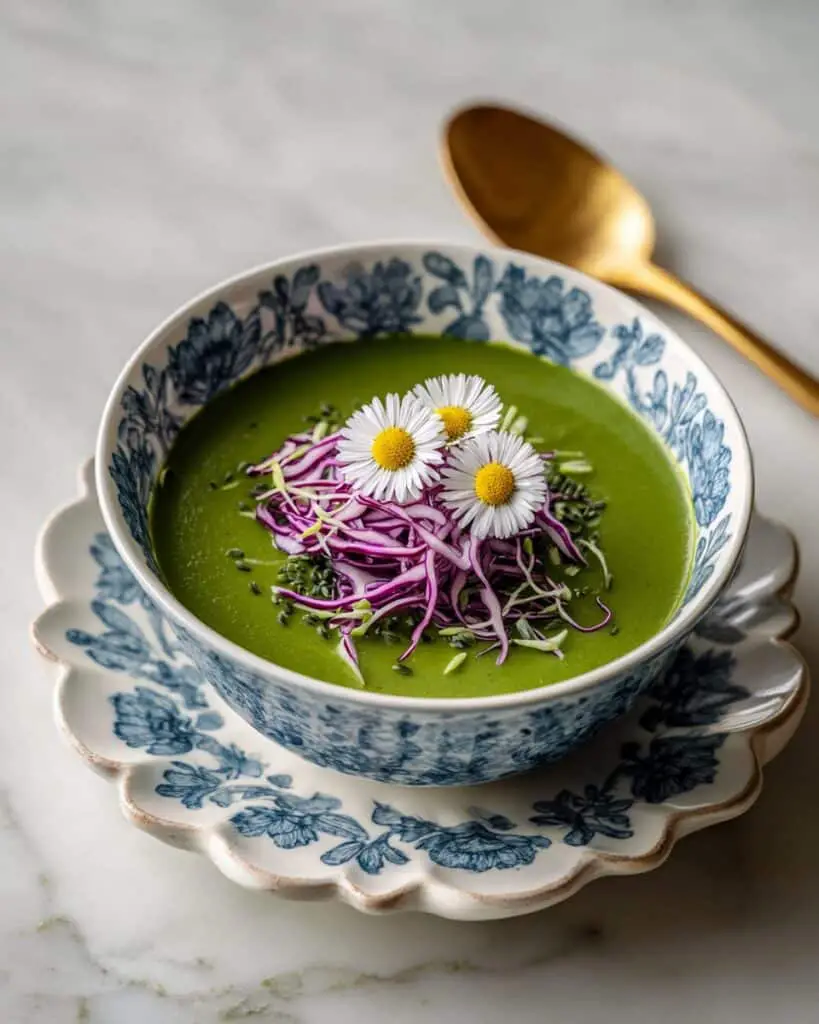 Thai Broccoli Spinach Soup Recipe