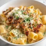Garlic Parmesan Chicken Rigatoni Recipe