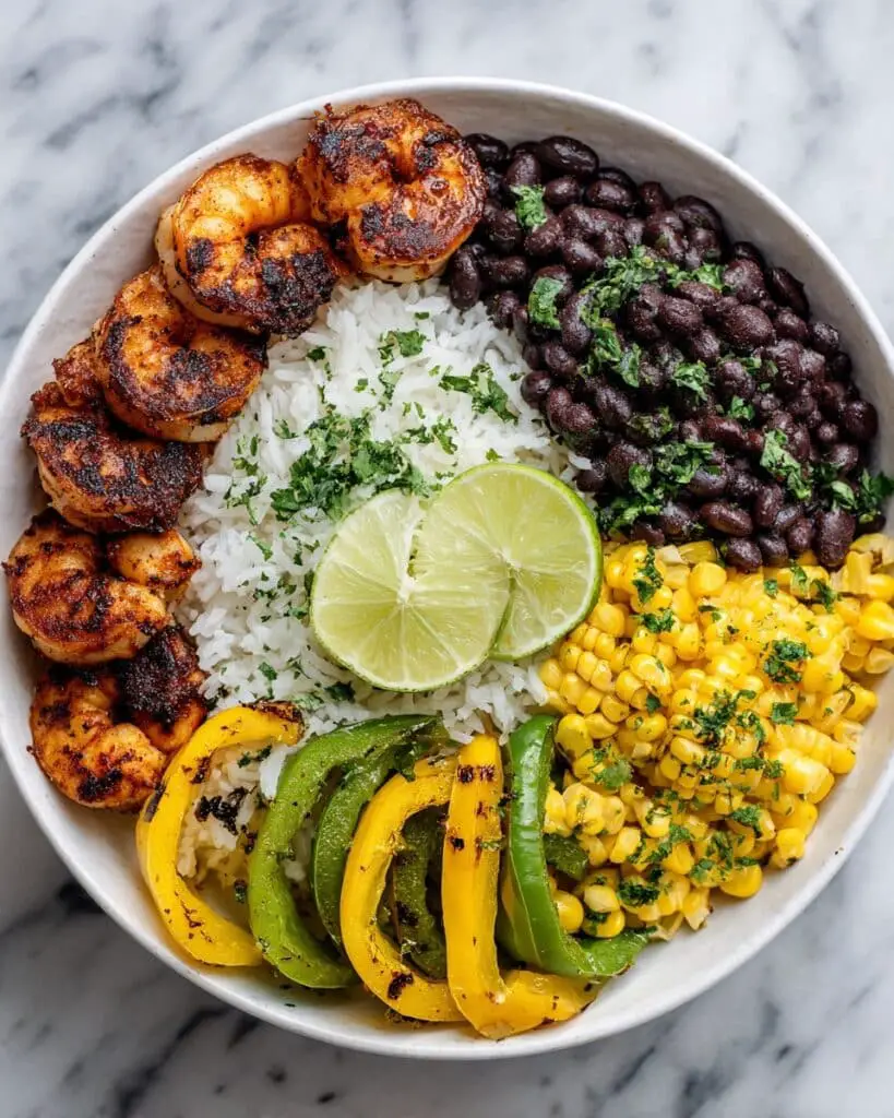 The Best Shrimp Fajita Bowls (30 Minutes, One-Pan) Recipe