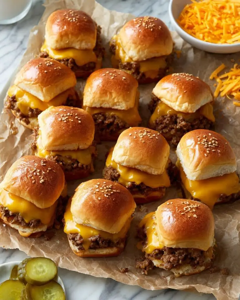 Easy Cheeseburger Sliders Recipe