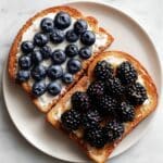 Ricotta Toast with Fresh Berries and Honey Recipe