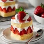 Strawberry Shortcake with Lemon Cornmeal Biscuits Recipe