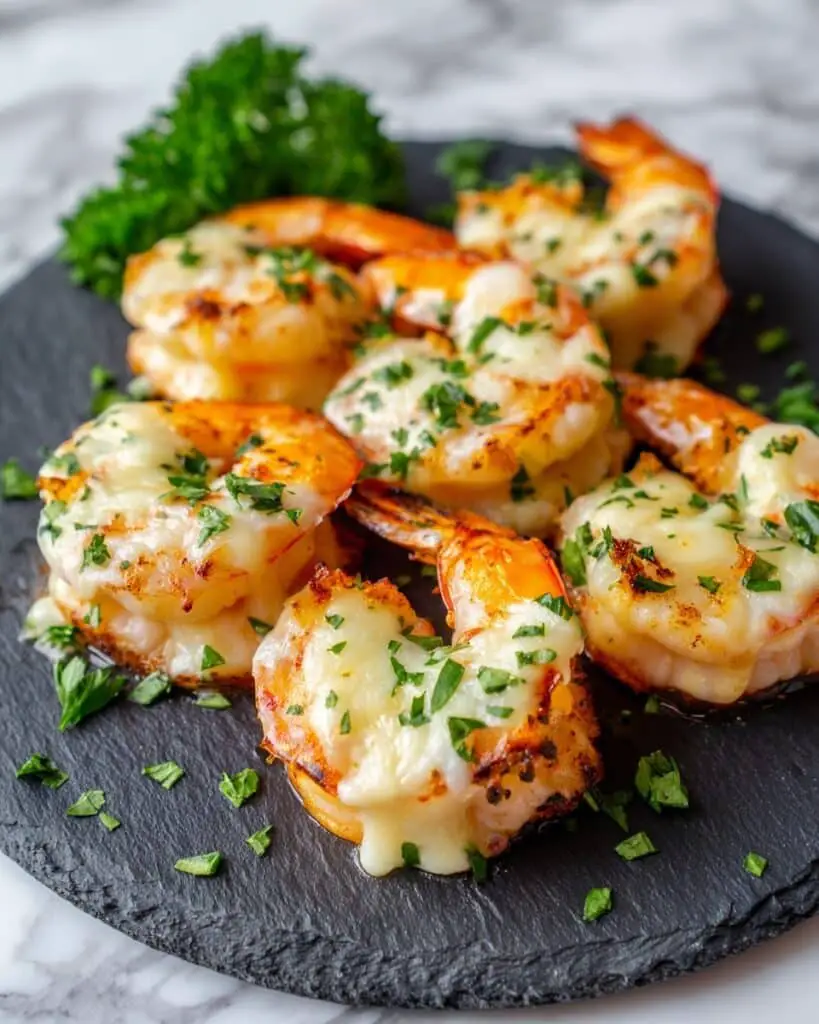 Cheesy Baked Tiger Shrimp Recipe