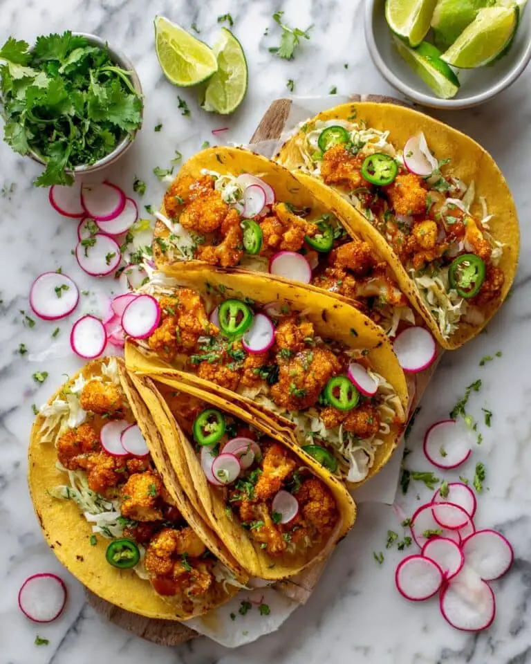Cauliflower Tinga Tacos Recipe