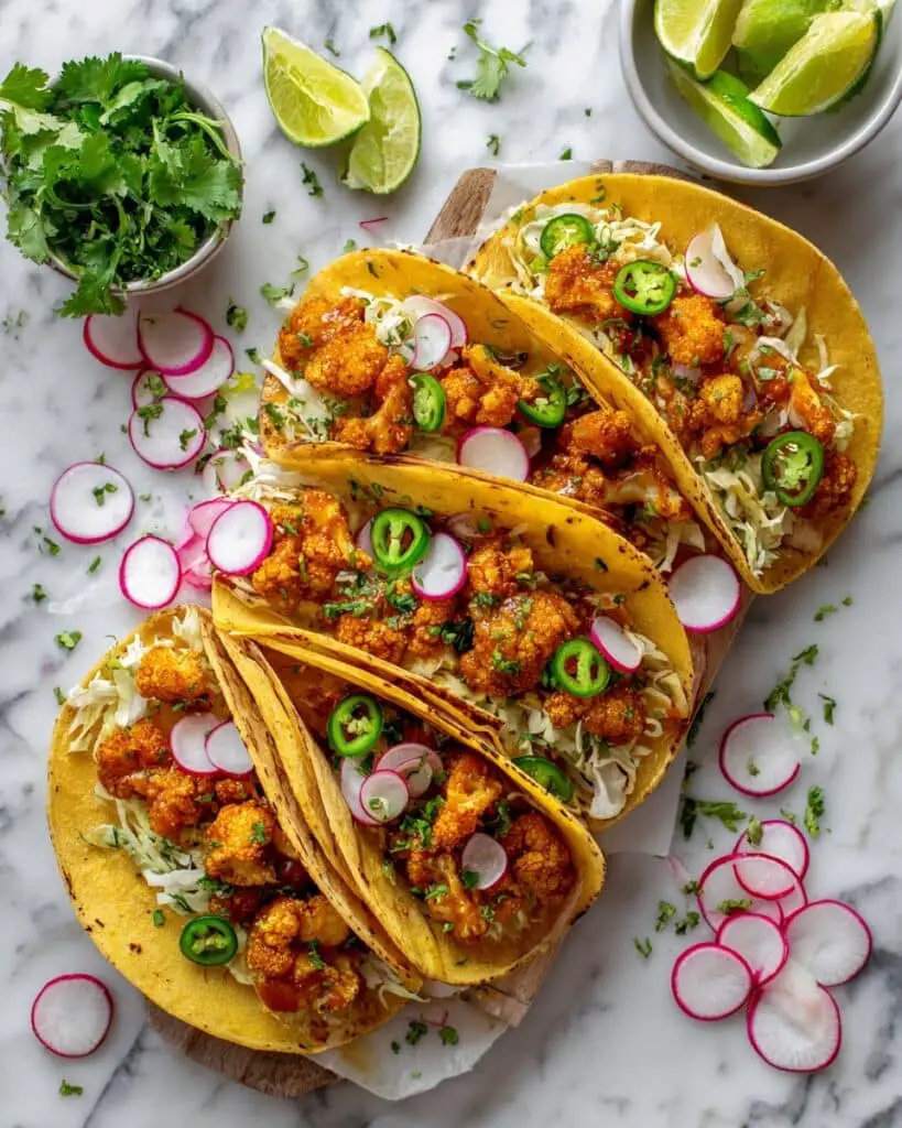 Cauliflower Tinga Tacos Recipe