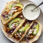 Fish Tacos with Lime Crema Recipe