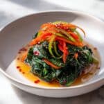 Savory Korean Spinach Salad with Sesame Dressing Recipe