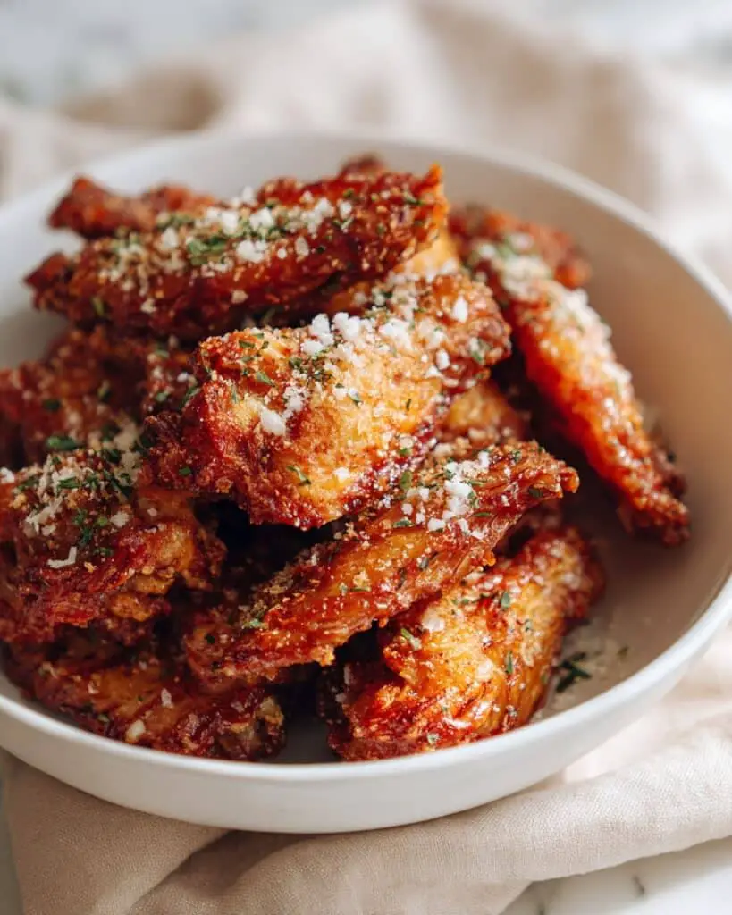 Irresistible Garlic Parmesan Crispy Chicken Wings: A Flavor Explosion Recipe
