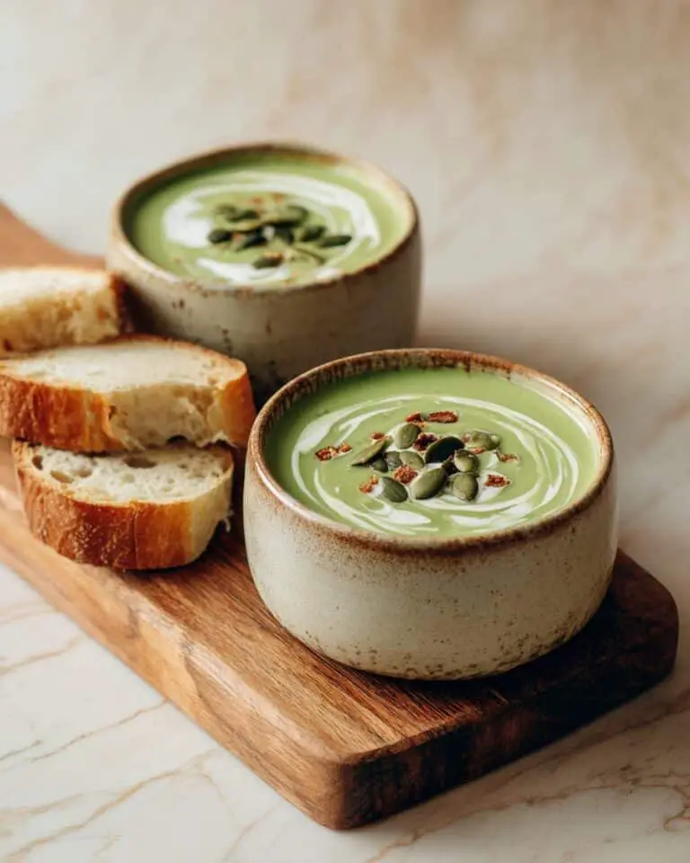 Comforting Cozy Roasted Poblano Soup Recipe