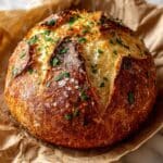 Ultimate Garlic Herb Dutch Oven Bread Recipe