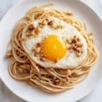 Brown Butter Pasta with Walnuts and a Runny Fried Egg Recipe