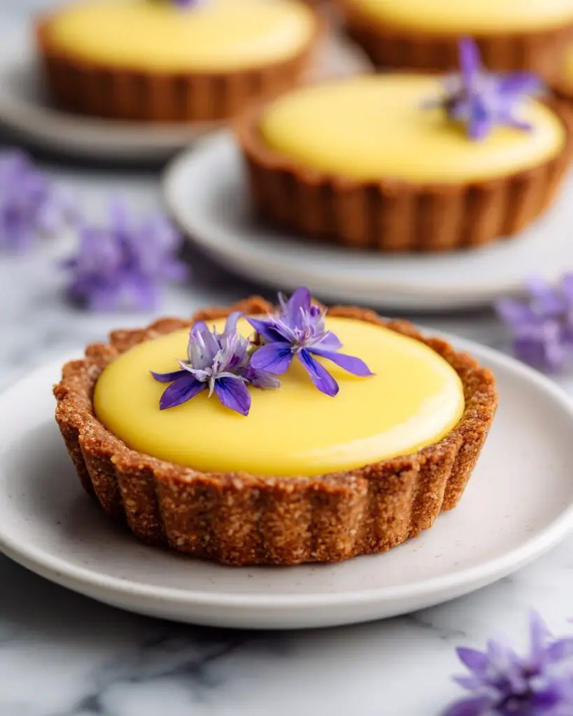 Ridiculously Easy Lemon Curd Shortbread Tarts Recipe