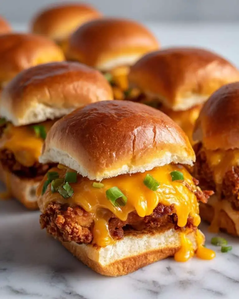 Cheddar Ranch Chicken Sliders with Oreo-Crusted Patties Recipe