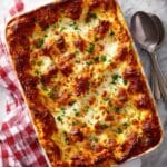 Cheesy Stuffed Jumbo Shells with Ricotta, Ground Beef, and Marinara Recipe