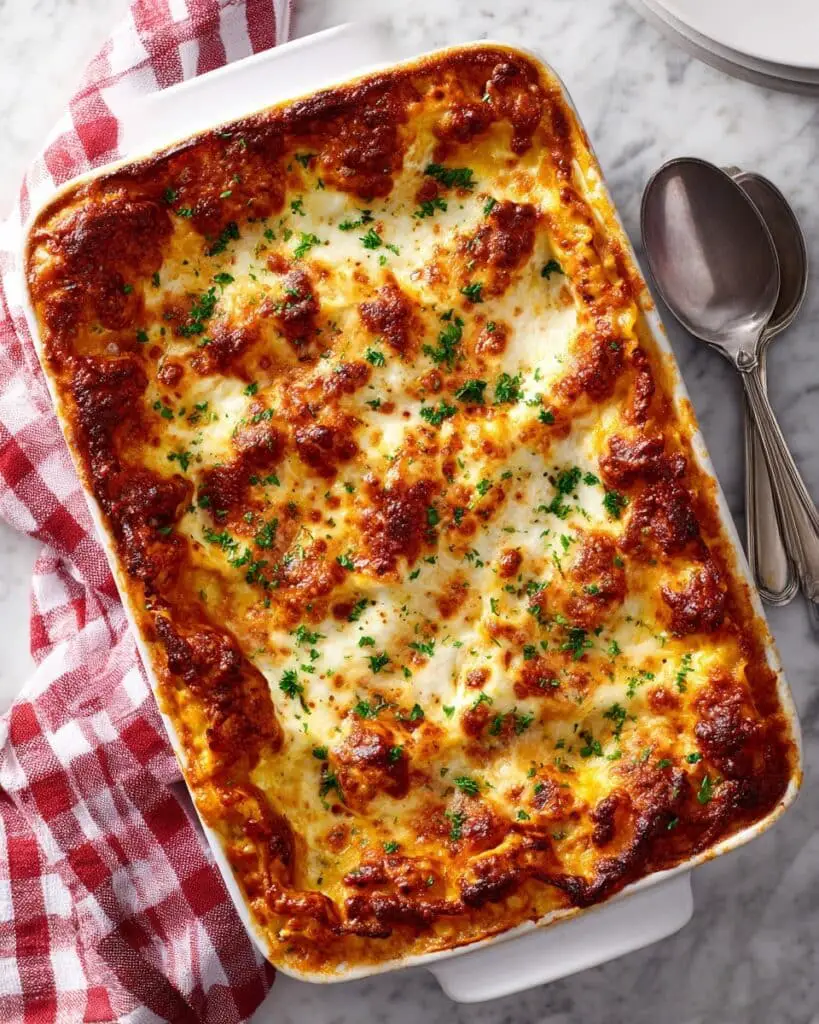 Cheesy Stuffed Jumbo Shells with Ricotta, Ground Beef, and Marinara Recipe