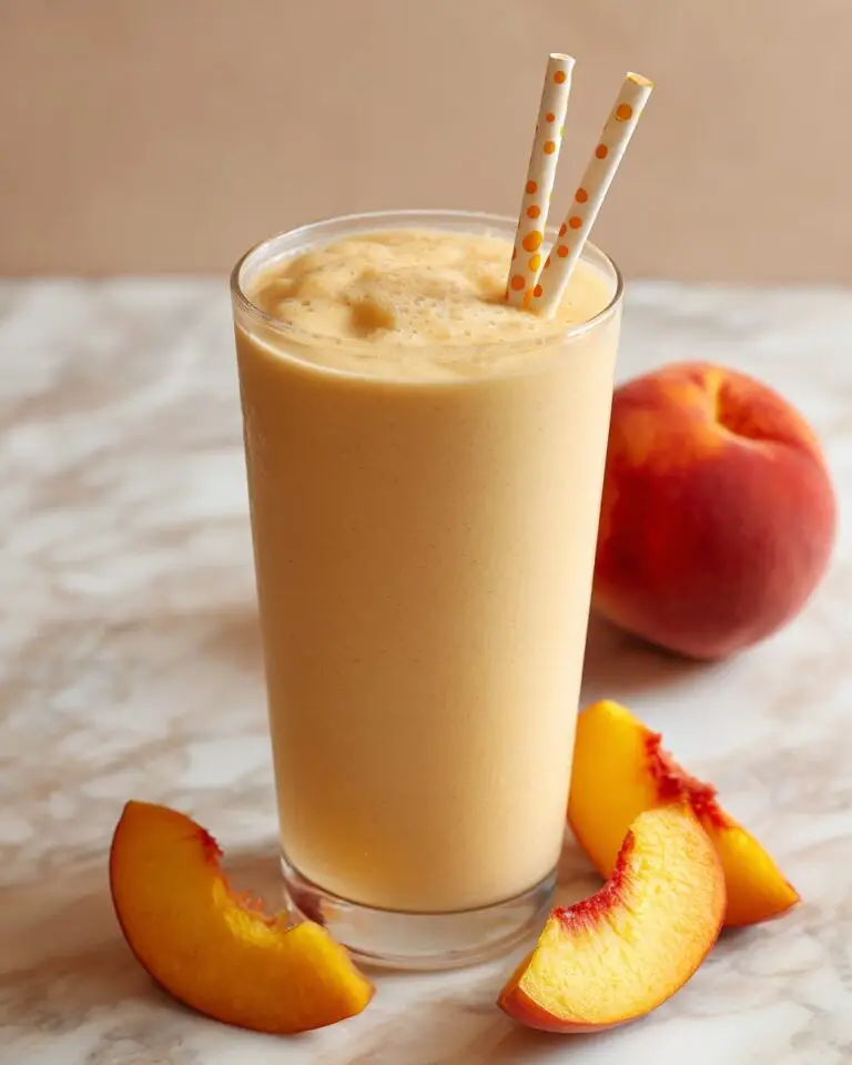 Vegan Peach Smoothie Recipe