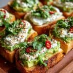 Spicy Crab and Avocado Crostini Recipe
